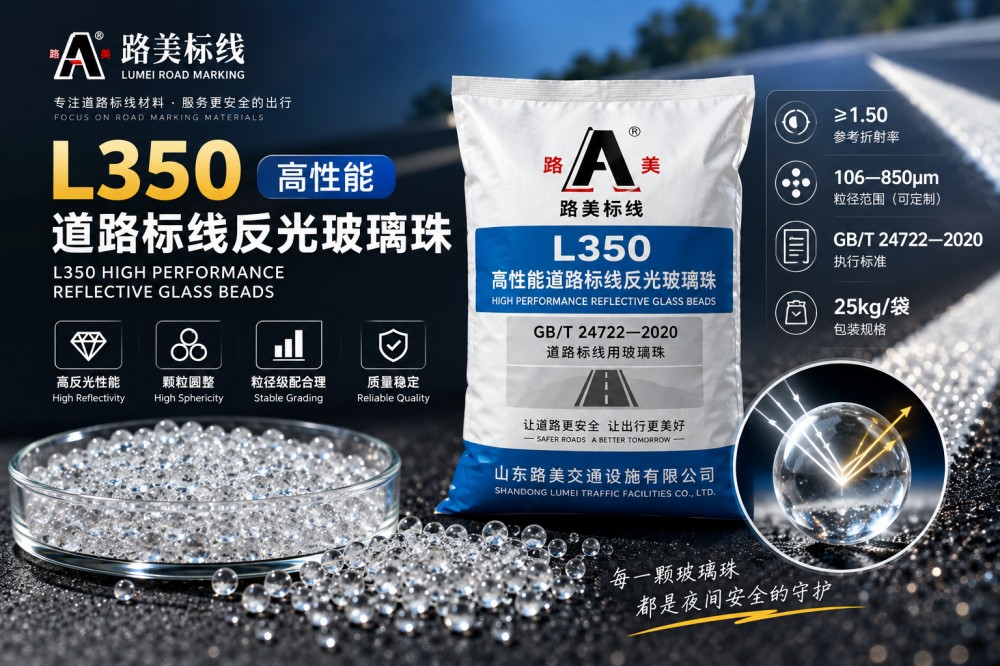 L350高亮型道路标线反光玻璃珠