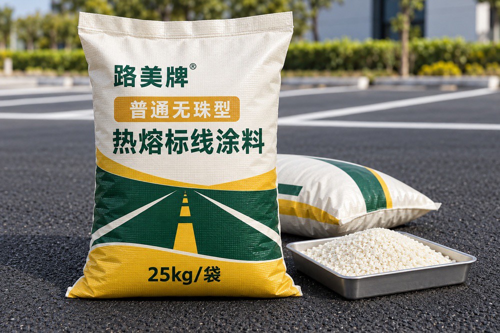路美普通无珠型热熔标线涂料