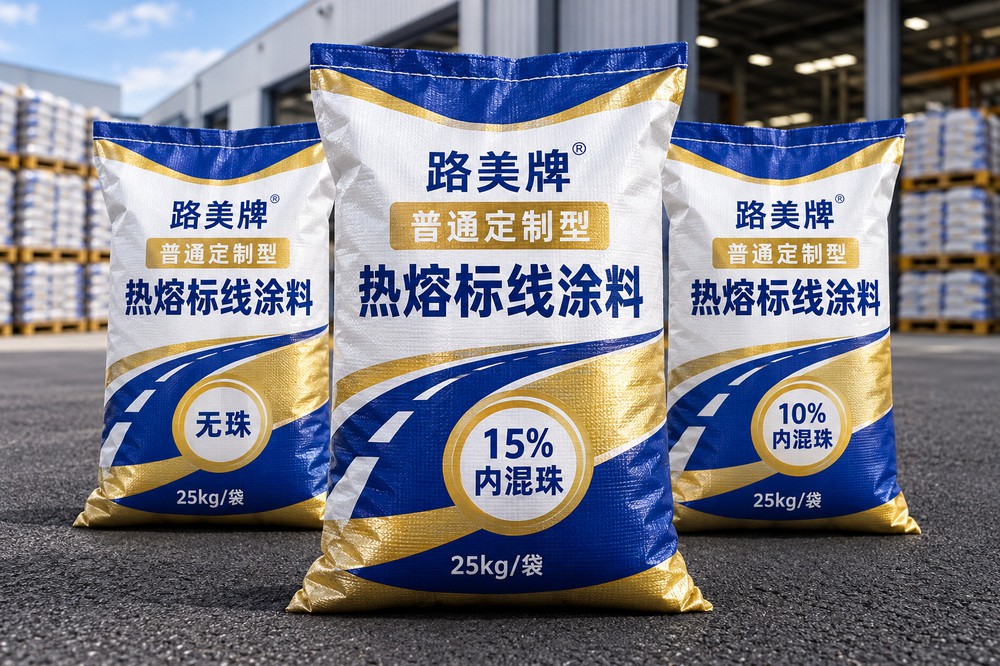 路美普通定制型热熔标线涂料