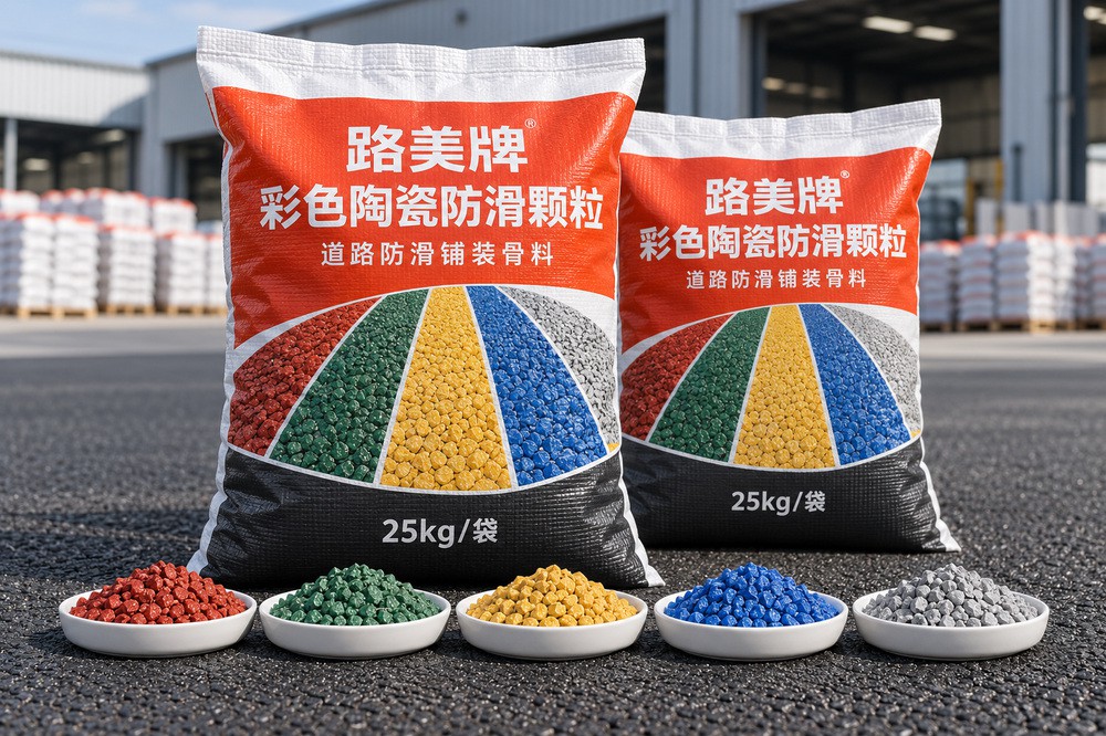 路美彩色陶瓷防滑颗粒